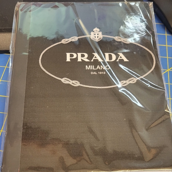 Prada Black Milano 7.5" x 11" Notebook - Picture 1 of 1